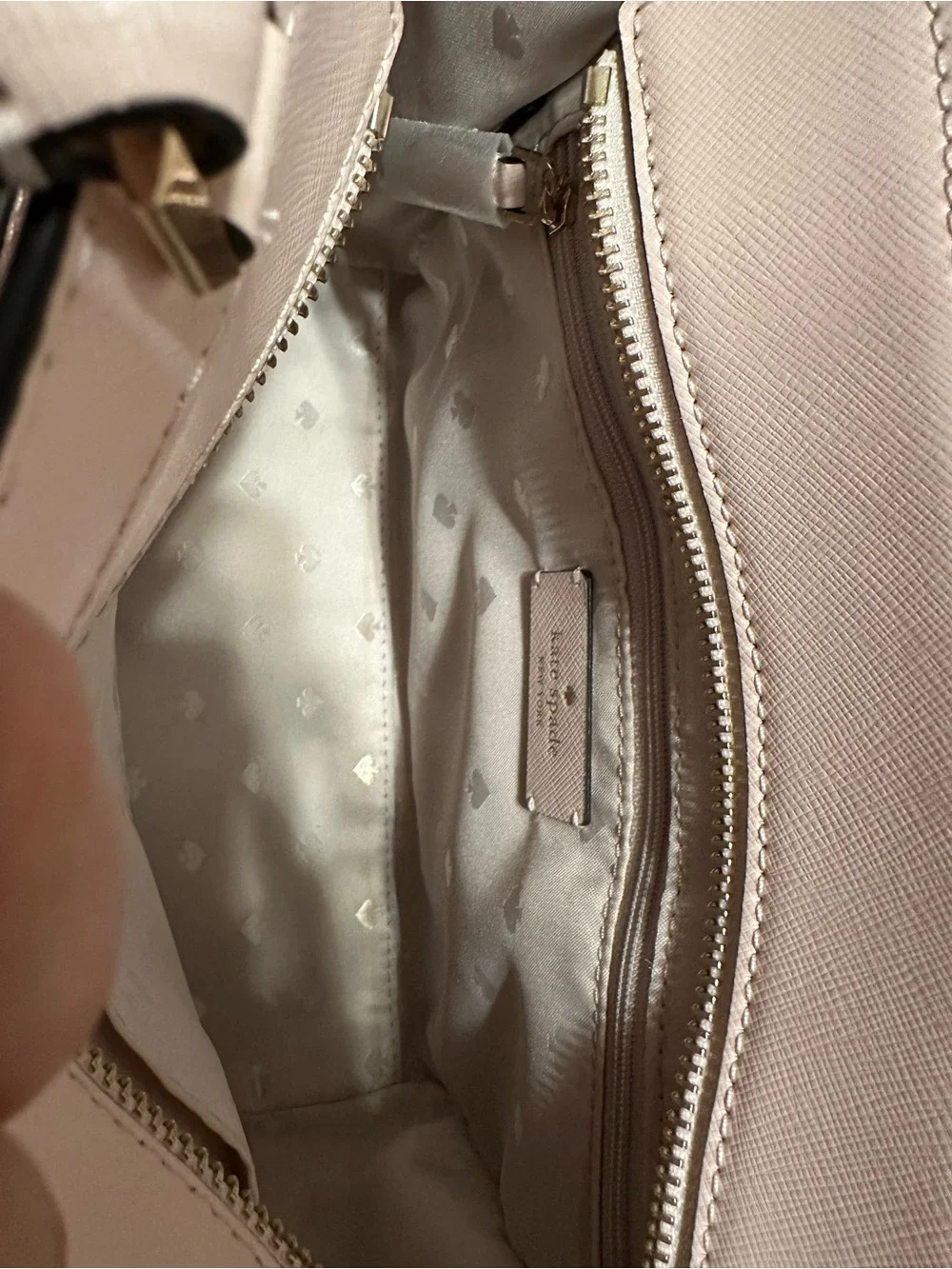 kate spade Staci Blush Pink Leather Medium Crossbody Satchel